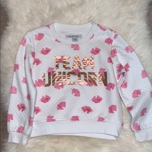 Team unicorn sweatshirt